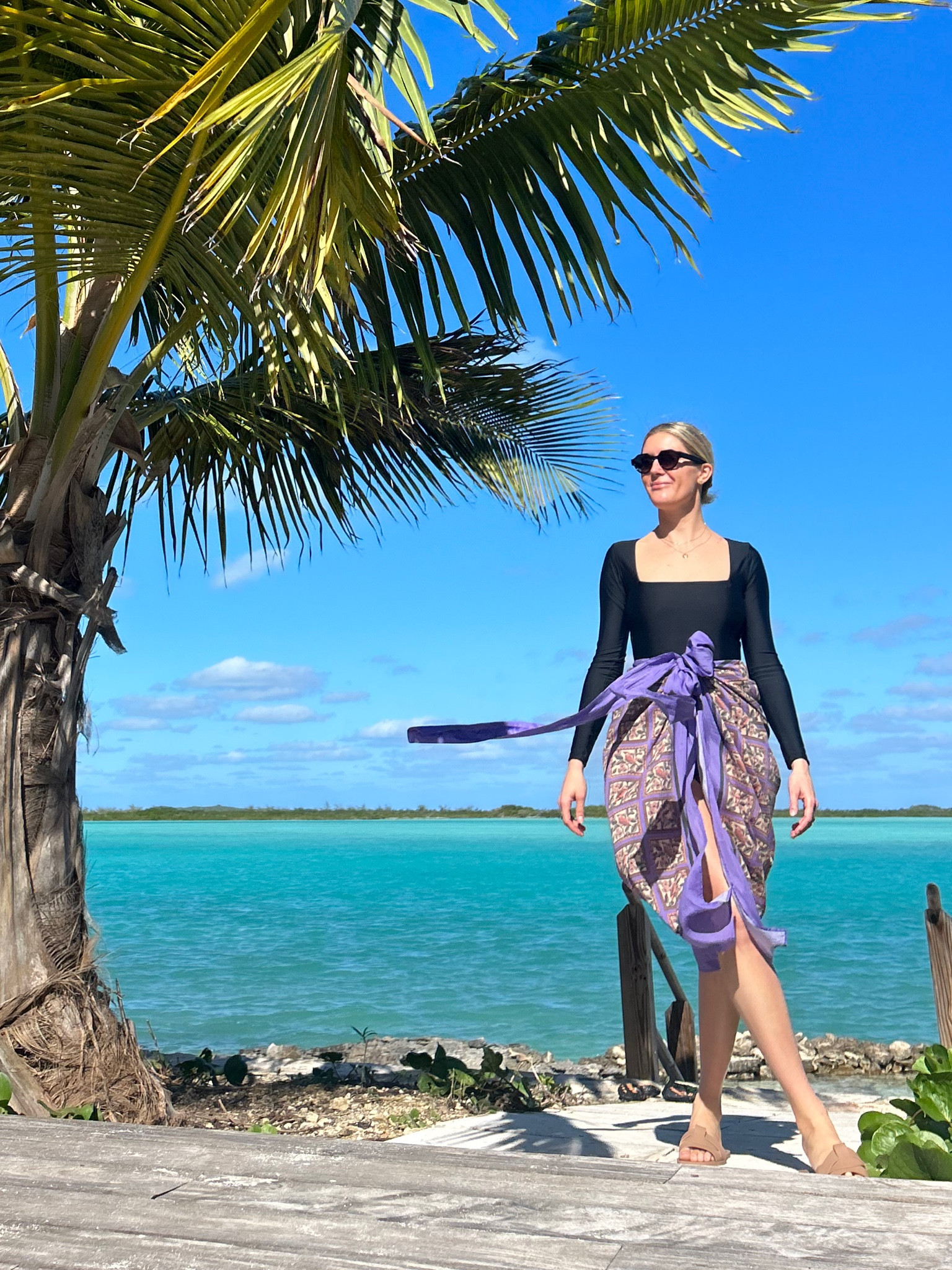 Bahamas look ☀️ 
Bathing suit: Antonio Melani 
Pareo: Agua by Agua Bendita
Sunglasses: Krewe
Sandals: Zara

#LTKtravel #LTKstyletip #LTKHoliday