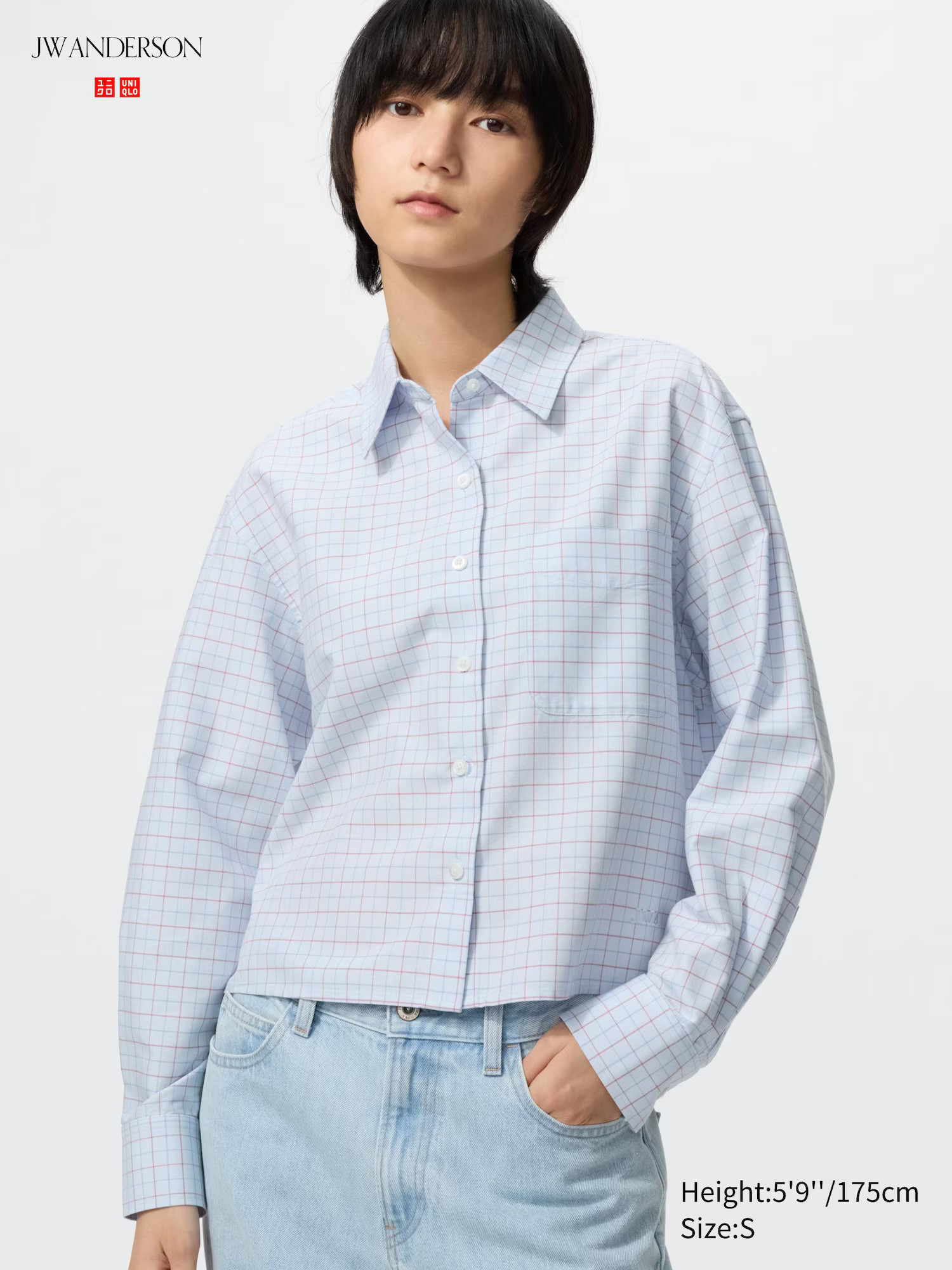 Oxford Boxy Shirt | Checked | UNIQLO (US)