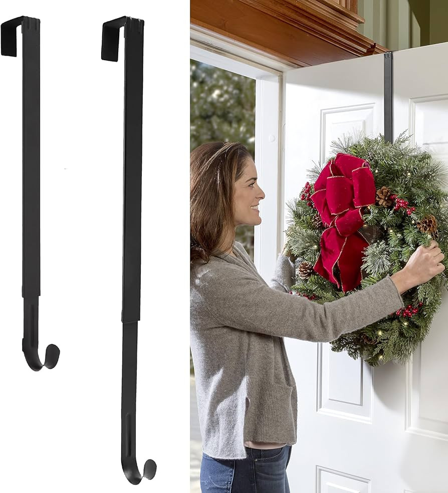 Haute Decor Adjustable Length Wreath Hanger - 20 Lb. Capacity | Amazon (US)