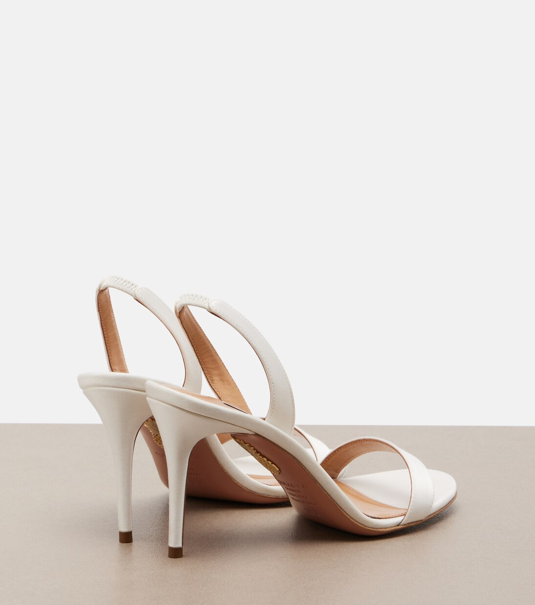 So Nude 85 satin sandals | Mytheresa (UK)
