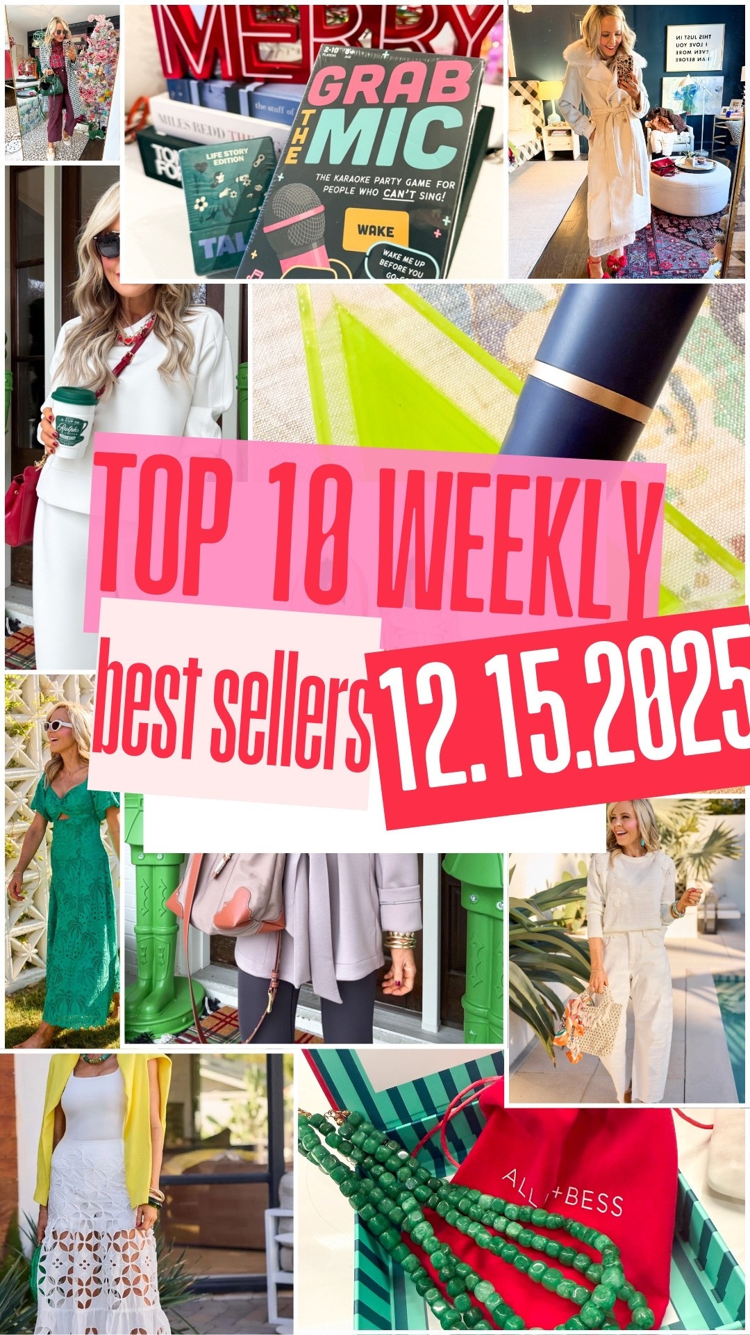 last weeks top 10 best sellers • 

#LTKSeasonal #LTKOver40 #LTKHoliday