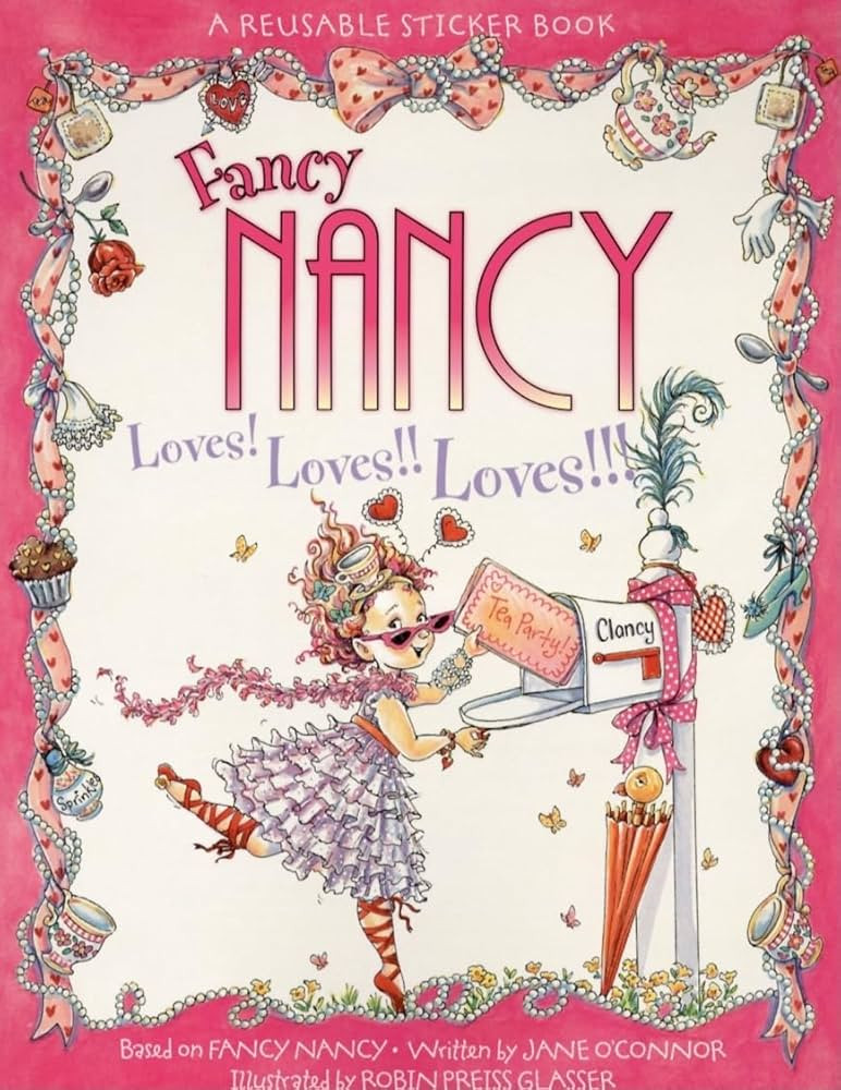 Fancy Nancy Loves! Loves!! Loves!!! Reusable Sticker Book | Amazon (US)