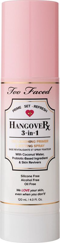 Too Faced Hangover 3-In-1 Replenishing Primer & Setting Spray | Ulta Beauty | Ulta