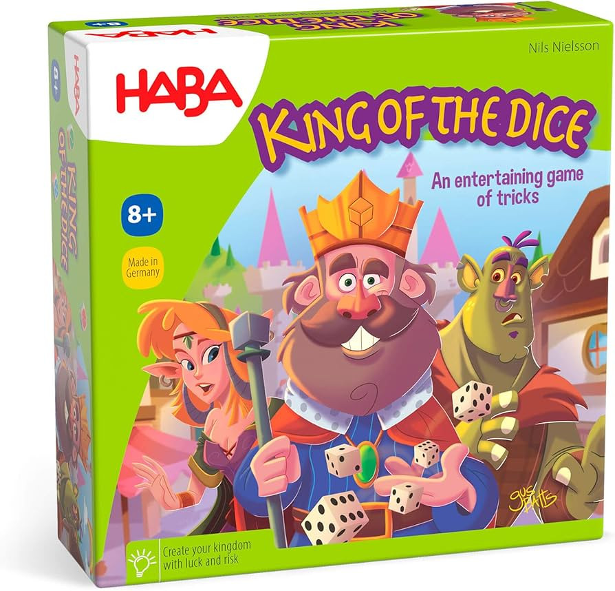 HABA King of the Dice - Un juego de mesa de dados de habilidad y suerte complicado, perfecto para... | Amazon (US)