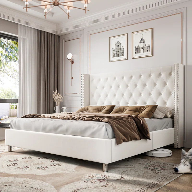 Jantsen Upholstered Platform Bed | Wayfair North America