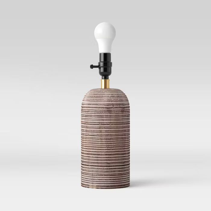 Small Faux Wood Lamp Base - Threshold&#8482; | Target