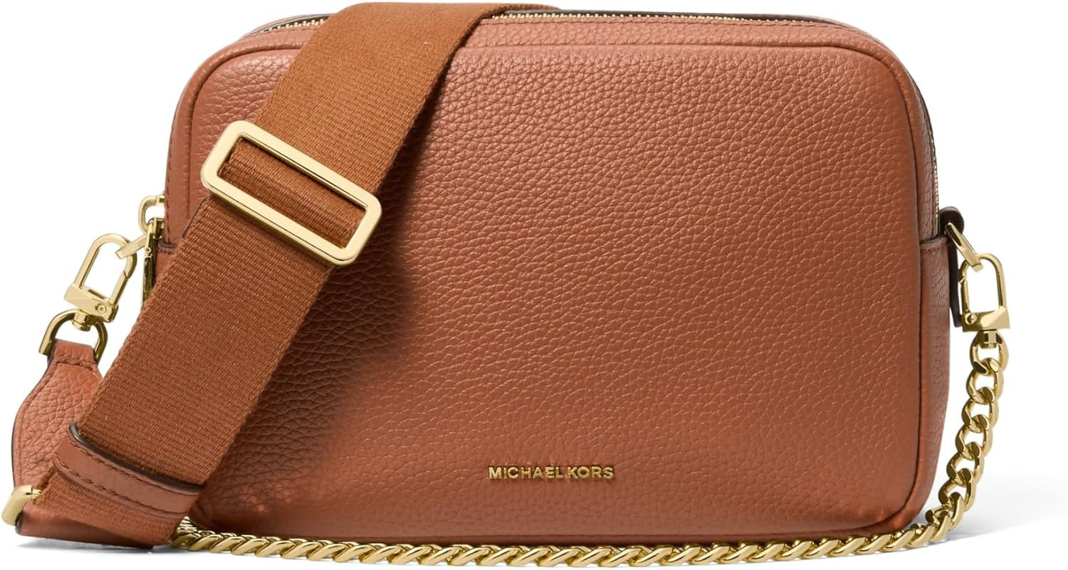 Michael Kors Bryant Medium Double Zip Chain Camera Crossbody Bag | Amazon (US)