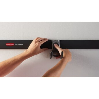 Rubbermaid FastTrack Garage 10-in Silver Steel Multipurpose Hook | Lowe's