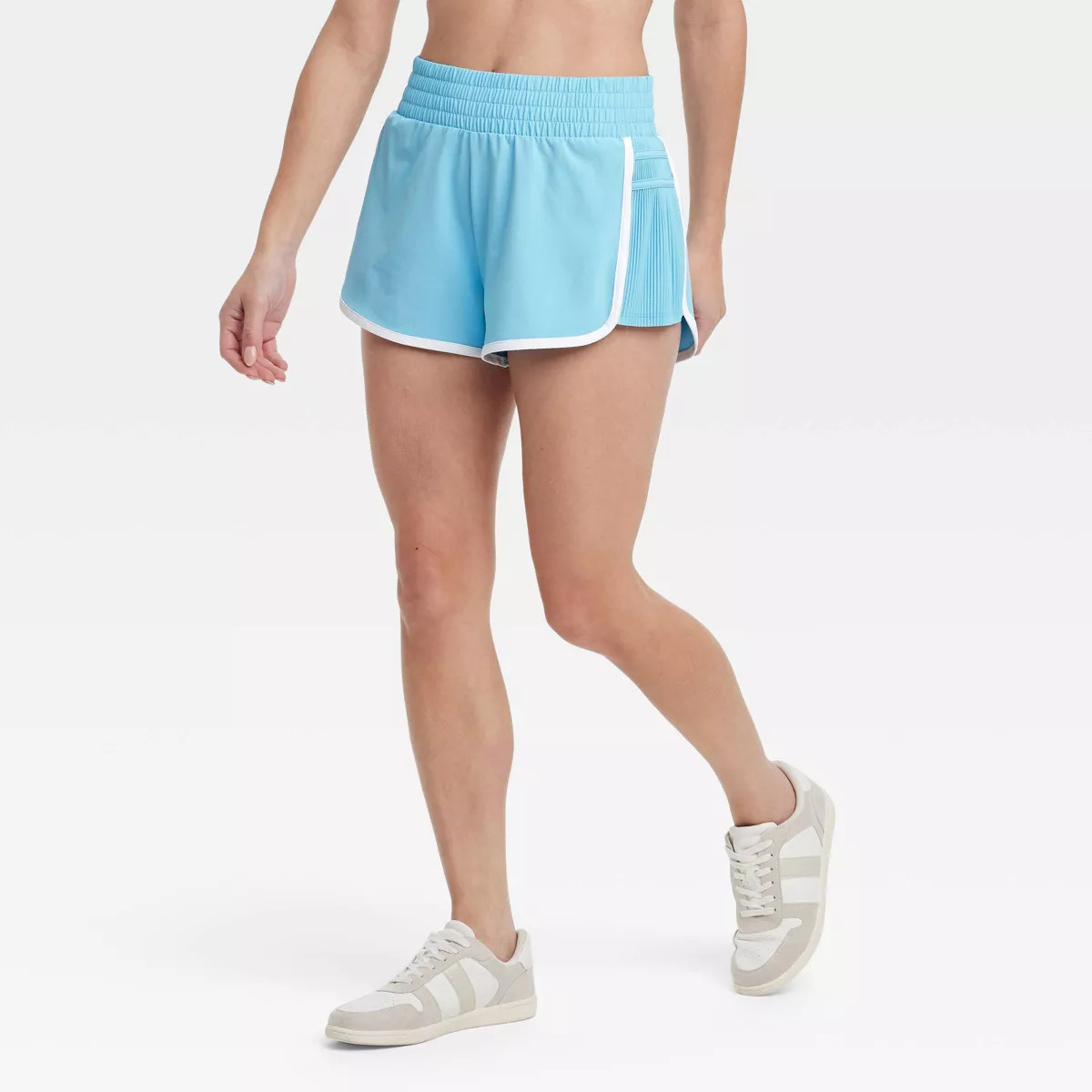 Women's Woven Mid-Rise Piped Dolphin Shorts 2.5" - All In Motion™ | Target