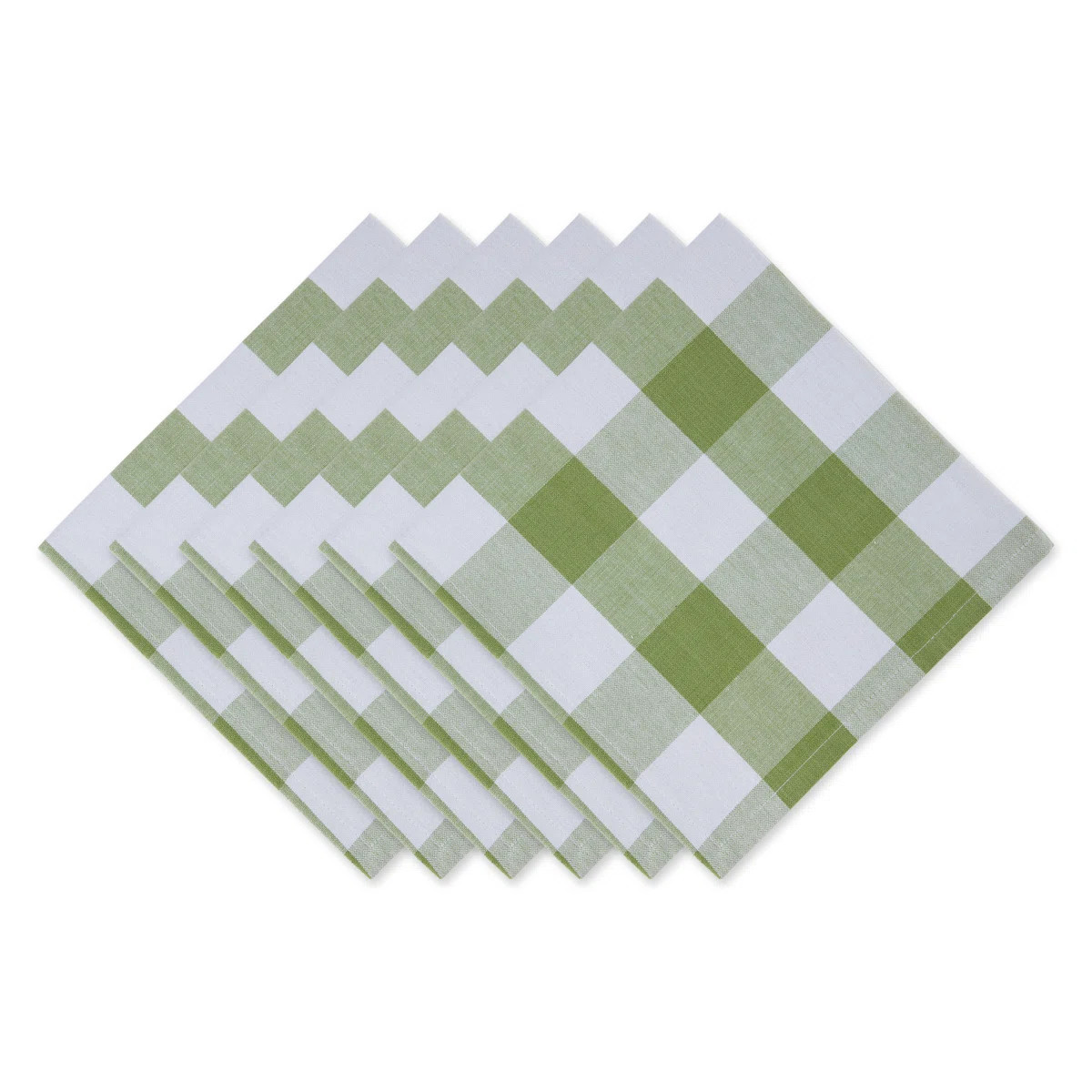 Wauregan Cotton Checkered Square Napkin (Set of 6) | Wayfair North America