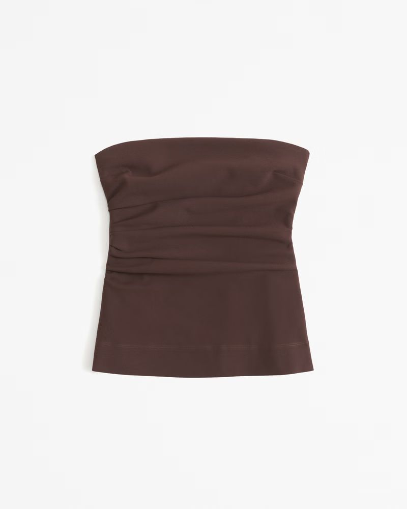 Women's Strapless Ruched Top | Women's New Arrivals | Abercrombie.com | Abercrombie & Fitch (US)
