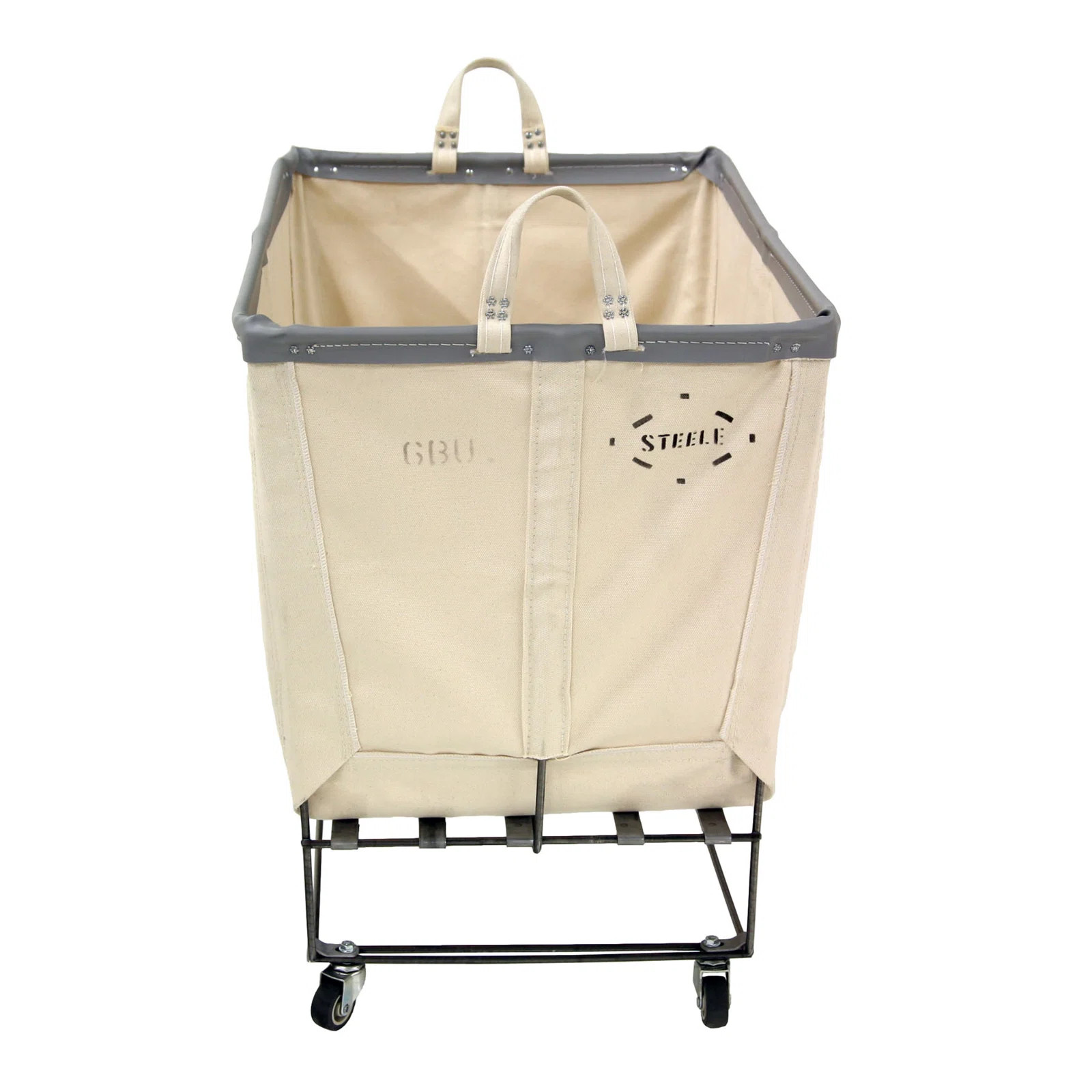 Canvas Rolling Laundry Basket with Handles | Wayfair North America