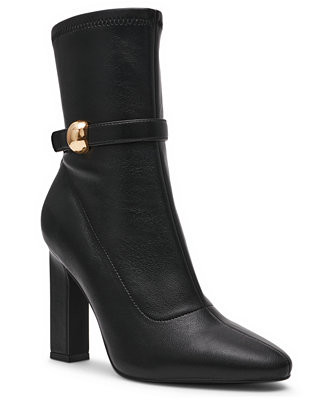 Women's Aroma-B Studded High-Heel Dress Booties | Macy's