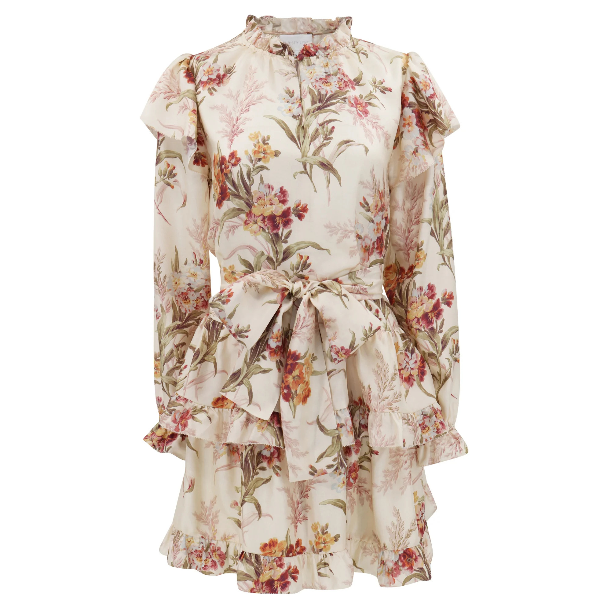 Jenifer Dress - Ivory Brocade | Christy Lynn