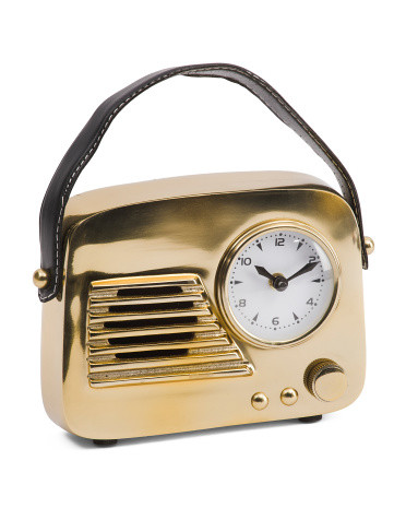 9in Vintage Radio Clock | TJ Maxx