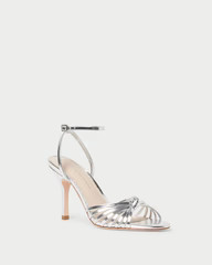 Ada Silver Knot Heeled Sandal | Loeffler Randall