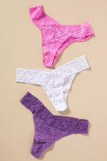 Hanky Panky Original Rise Thong, Set of 3 | Anthropologie (US)