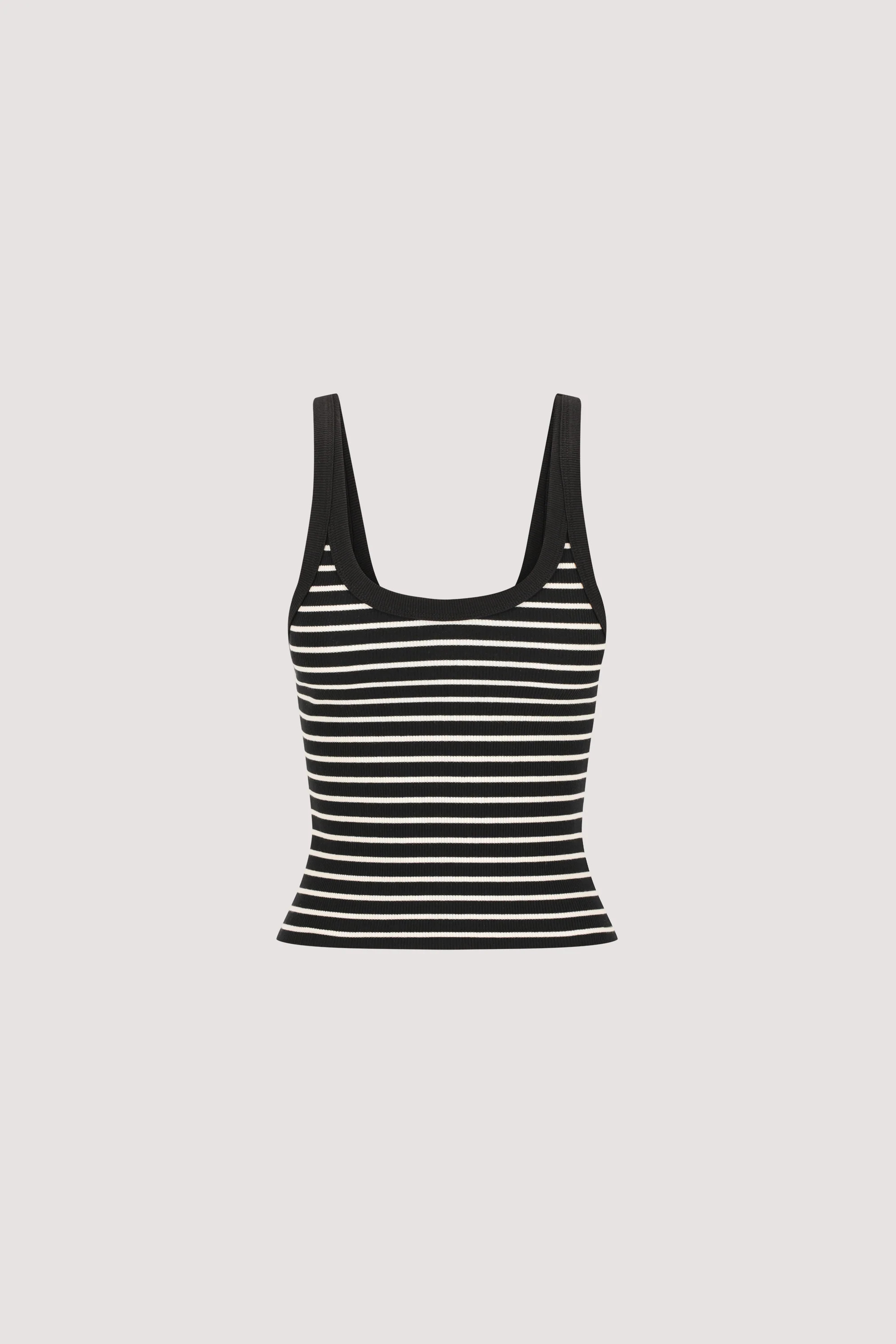 PENNY BLACK/CREAM STRIPE KNIT TANK | DISSH