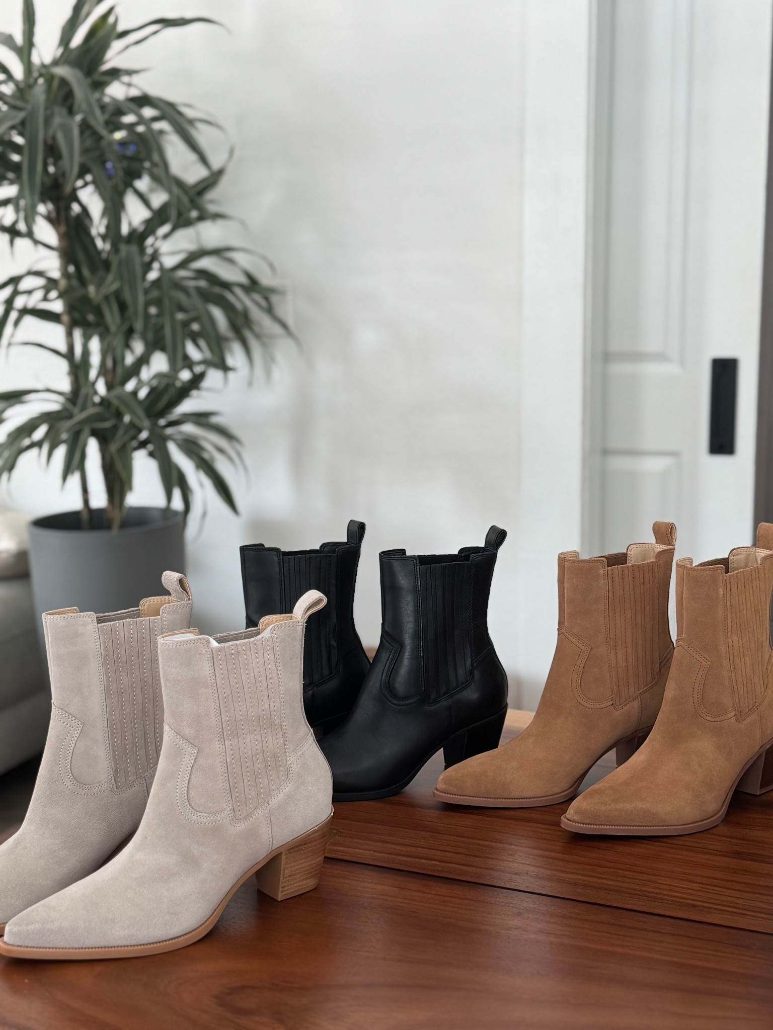 Best deal of the Nsale! Dolce Vita boots in black leather, taupe suede, & pecan suede. I am wearing size 8 (I normally wear a 7.5 or 8)  

#LTKSaleAlert #LTKFindsUnder100 #LTKOver40