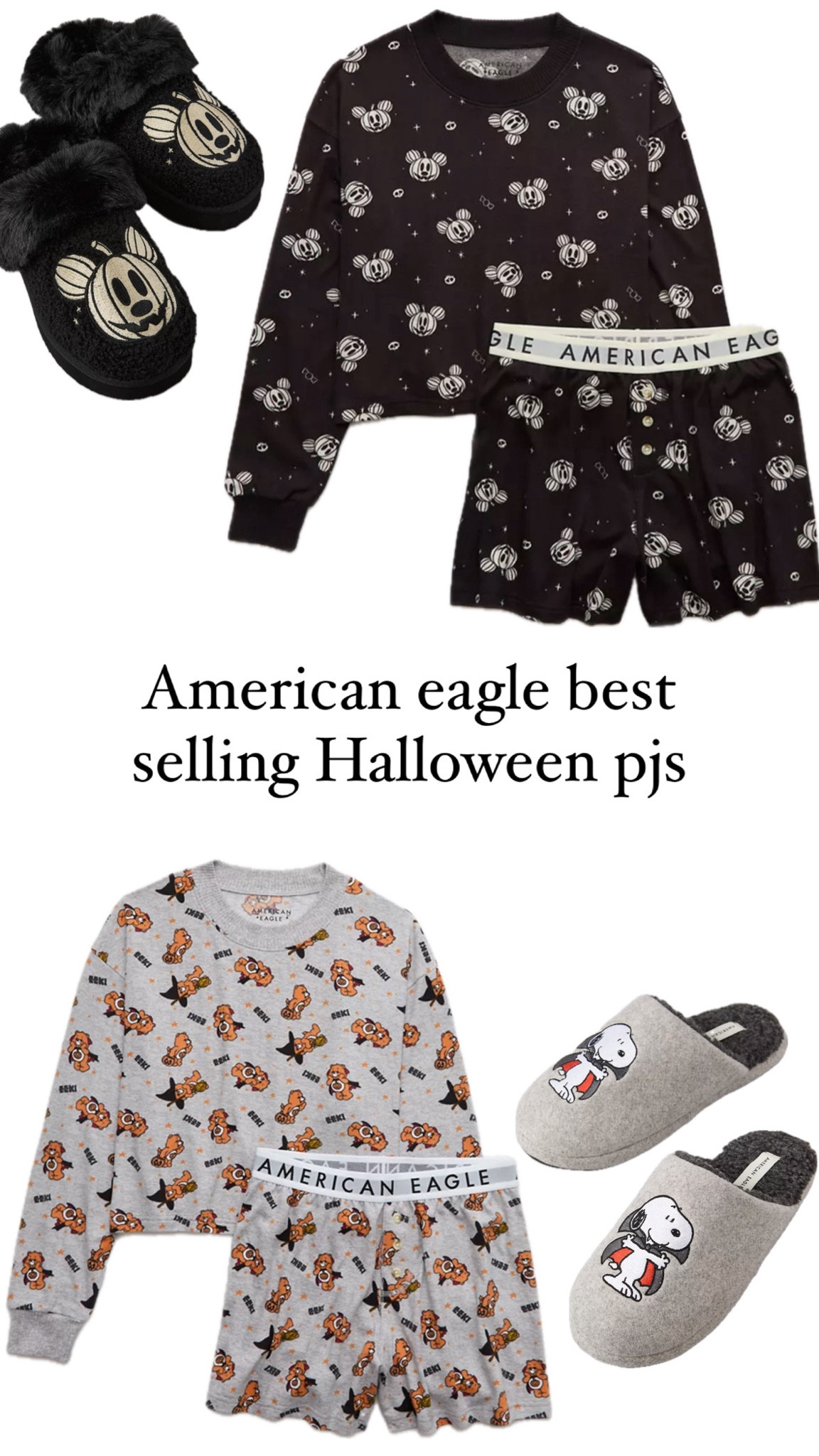 My sisters loveeee these American eagle pjs and now I’m converted!! The comfiest and they always have fun prints for the holidays, like these Halloween pjs! 

#LTKSeasonal #LTKFindsUnder50 #LTKFamily