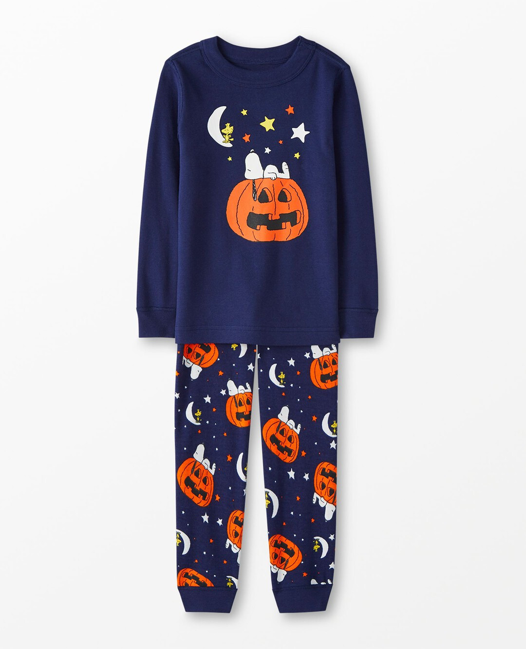 Kids Peanuts Halloween Long John Pajama Set | Hanna Andersson