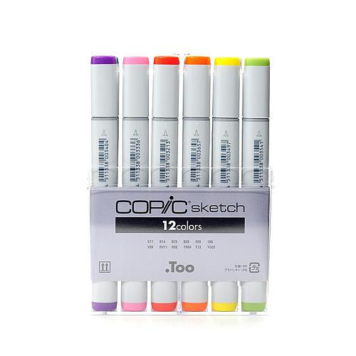 COPIC 12-piece Sketch Marker Set | HSN