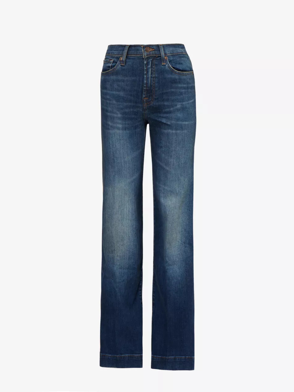 Modern Dojo flared mid-rise stretch-denim jeans | Selfridges
