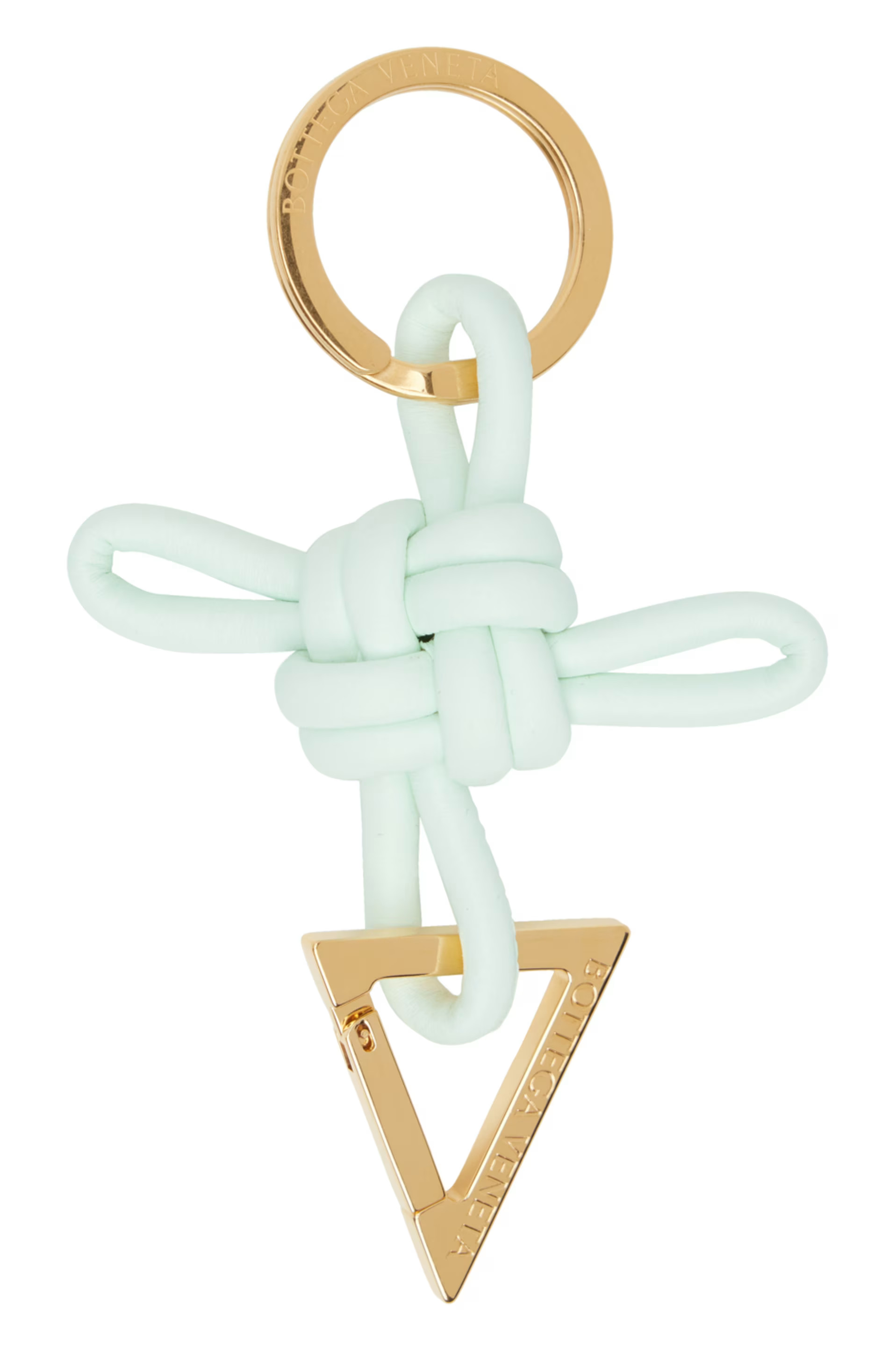 Bottega Veneta - Green Triangle Key Ring | SSENSE