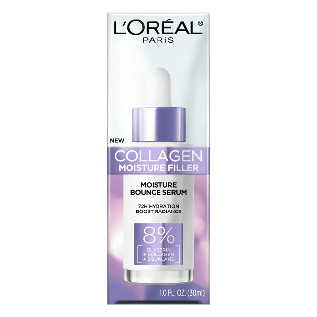 L'Oreal Paris Collagen Collagen Moisture Filler Moisture Bounce Serum, 1 Kit | Walmart (US)