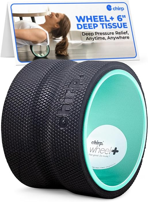 Chirp Wheel Foam Roller - Targeted Back & Neck Pain Relief, Muscle Massage, Trigger Point Therapy... | Amazon (US)