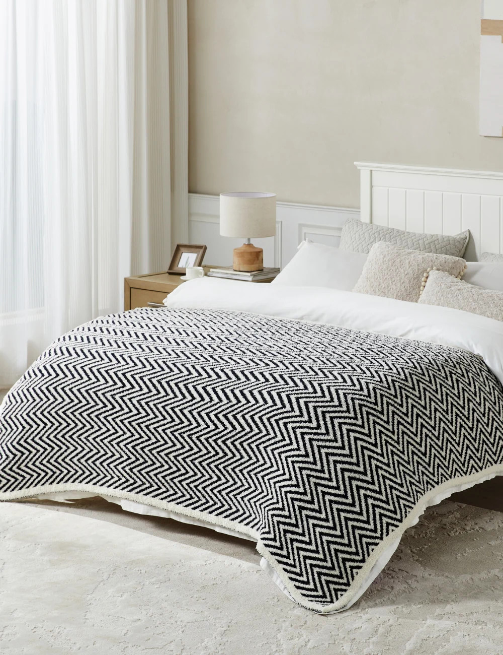 Chevron Buttery Blanket | The Styled Collection