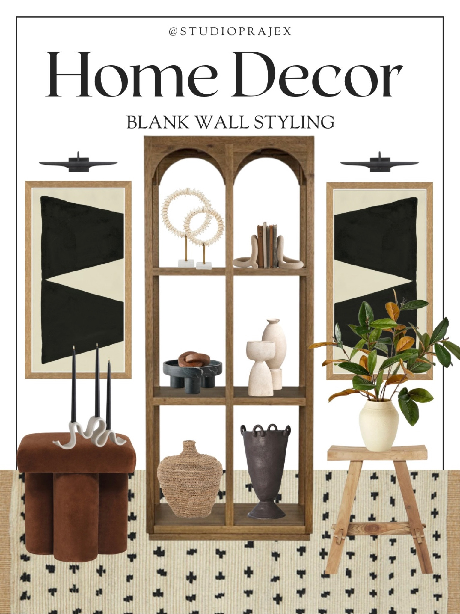 Don’t let that empty wall go to waste! Entry hallway, wall behind your sofa, office, living room… so many spaces for this styled wall moment.

Shelf | shelf styling | decor | home decor | styling | neutral home | Lulu and Georgia | home | accessories | interior design | style tip | blank wall

#LTKfamily #LTKhome #LTKstyletip