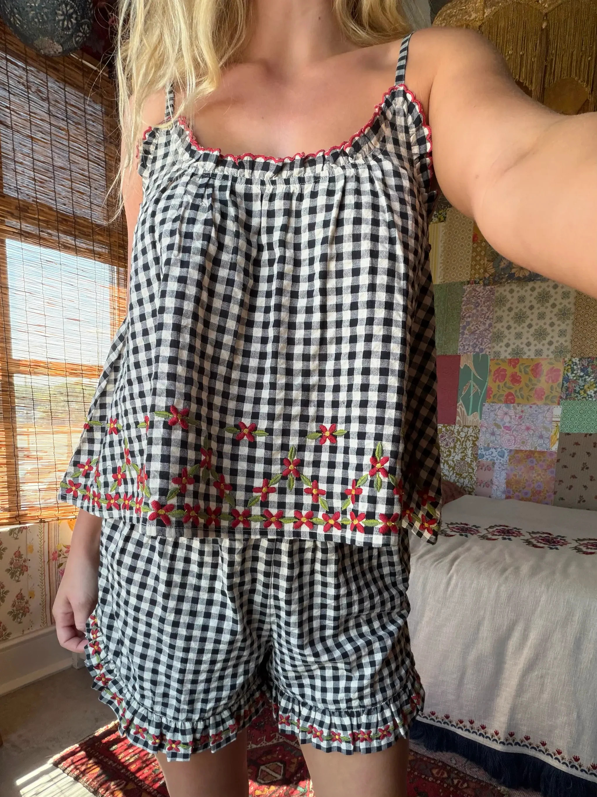 Harley Embroidered Cotton Top | Natural Life