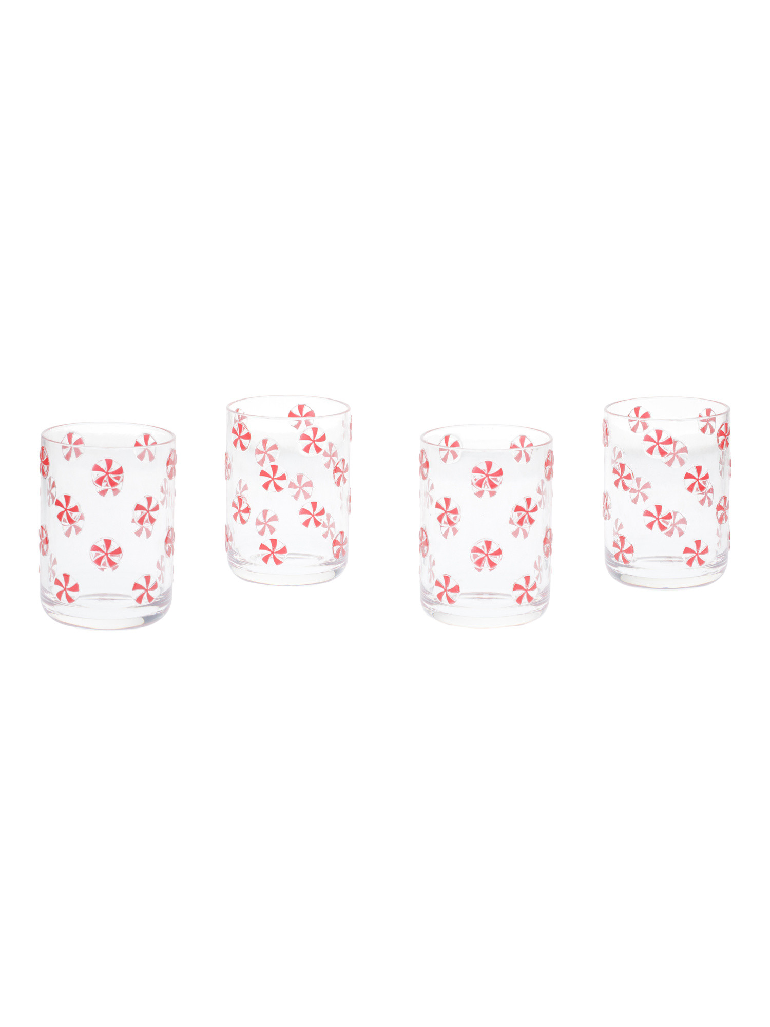 4pk Acrylic 3d Peppermint Glasses | Kitchen & Dining Room | Marshalls | Marshalls