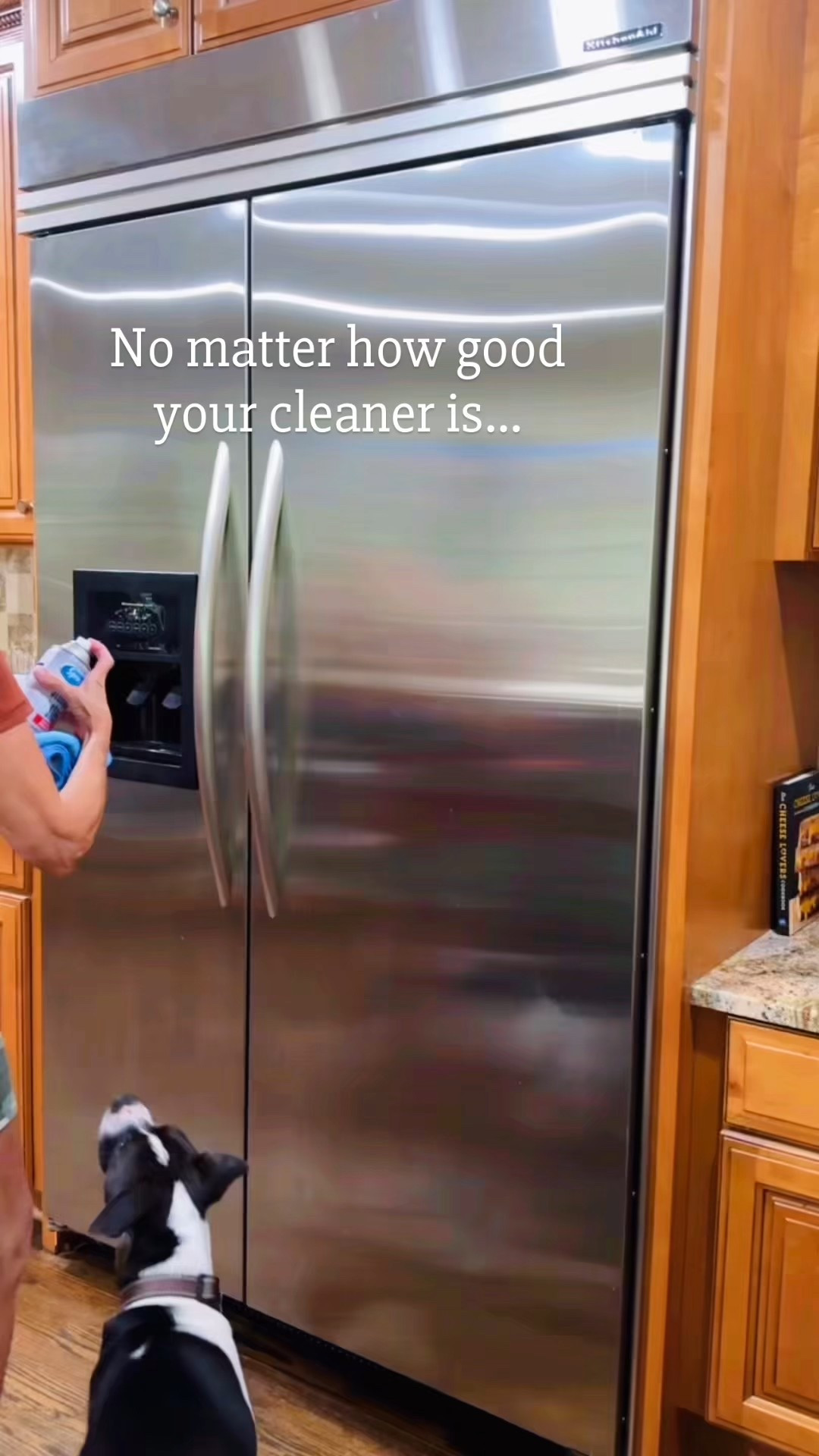 Hands-down, my favorite stainless steel cleaner/polish. My dog even likes it.