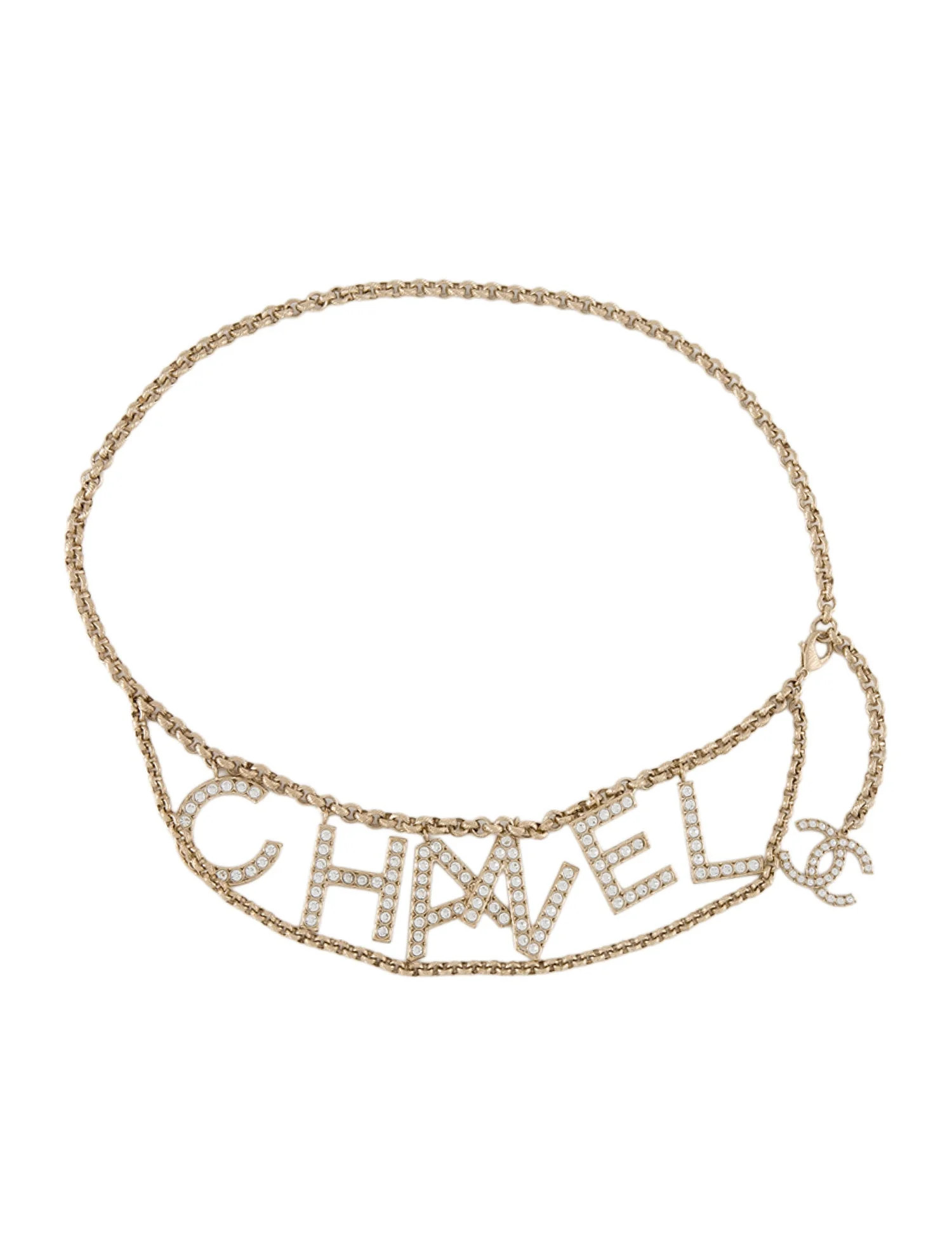 Chanel 2019 Interlocking CC Logo Waist Belt - Gold Belts, Accessories - CHA1385533 | The RealReal | The RealReal