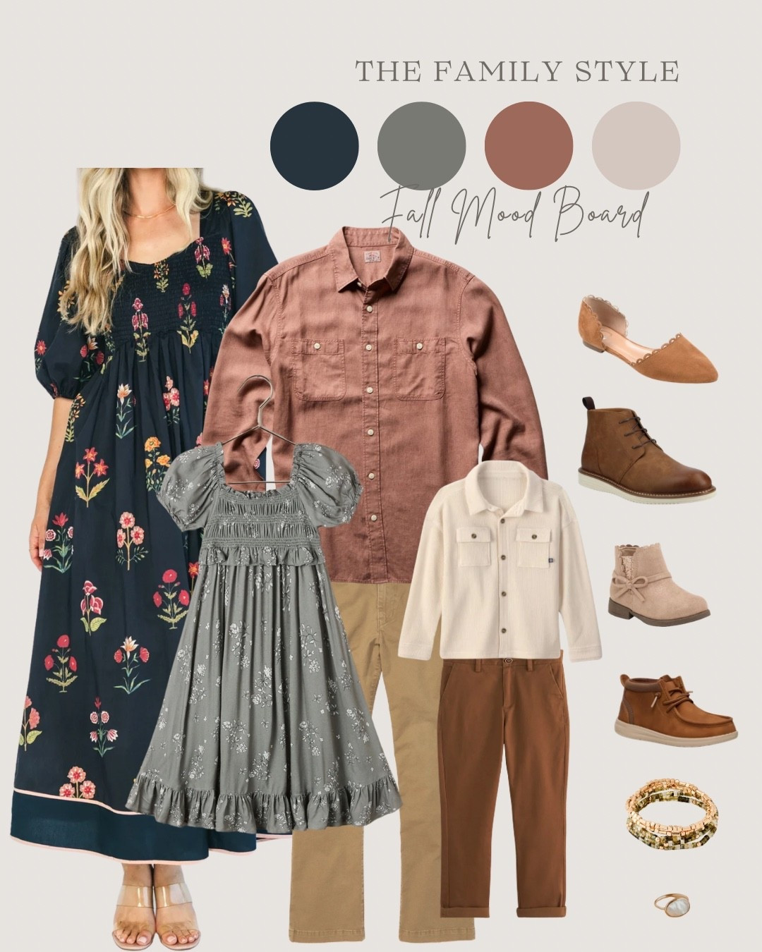 Mixed florals and textured tops for the boys. The perfect depth and color palette for fall 🍂