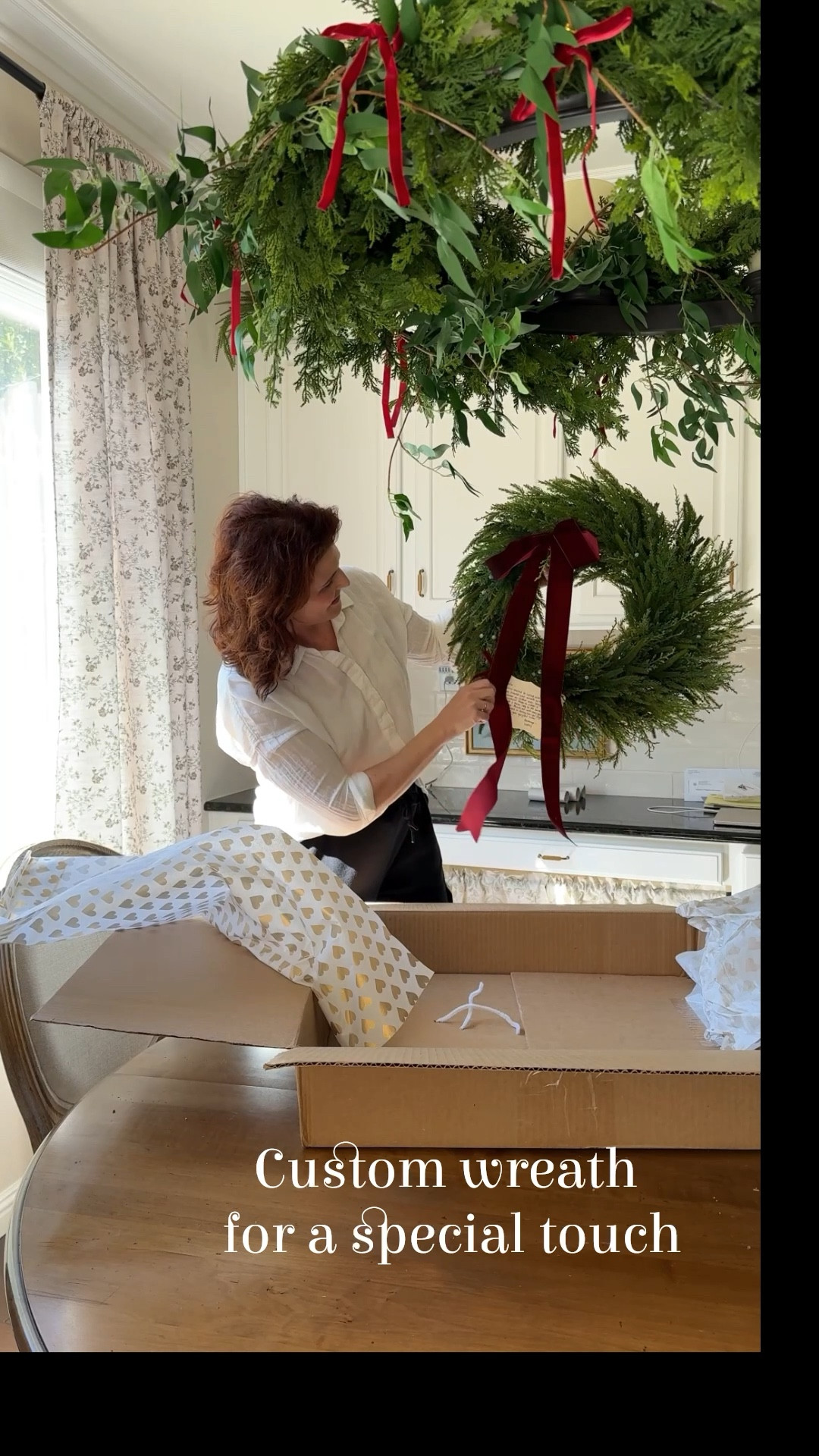 I received the most beautiful custom wreath from a small shop on Etsy called LBwreathdesigns. Lesley makes gorgeous wreaths for all seasons. The one I chose had a red bow, but I requested the burgundy bow instead and she gladly obliged. I’ll definitely be purchasing more from this shop. Great quality fauxs were used, shipping was quick, and customer service was excellent! Highly recommend this shop! 

Christmas wreath, custom wreath, holiday wreath, 

#LTKSeasonal #LTKHome #LTKHoliday