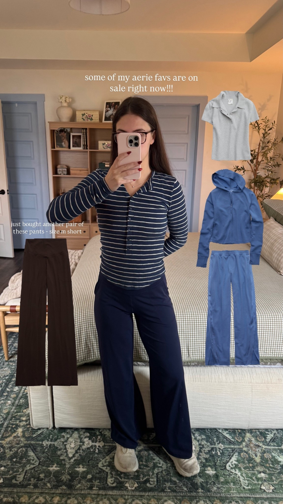 @Aerie sale !!! Wearing a medium short in pants and s/m in tops 🥰

#LTKfitnessgoals #LTKSaleAlert #LTKmomlife