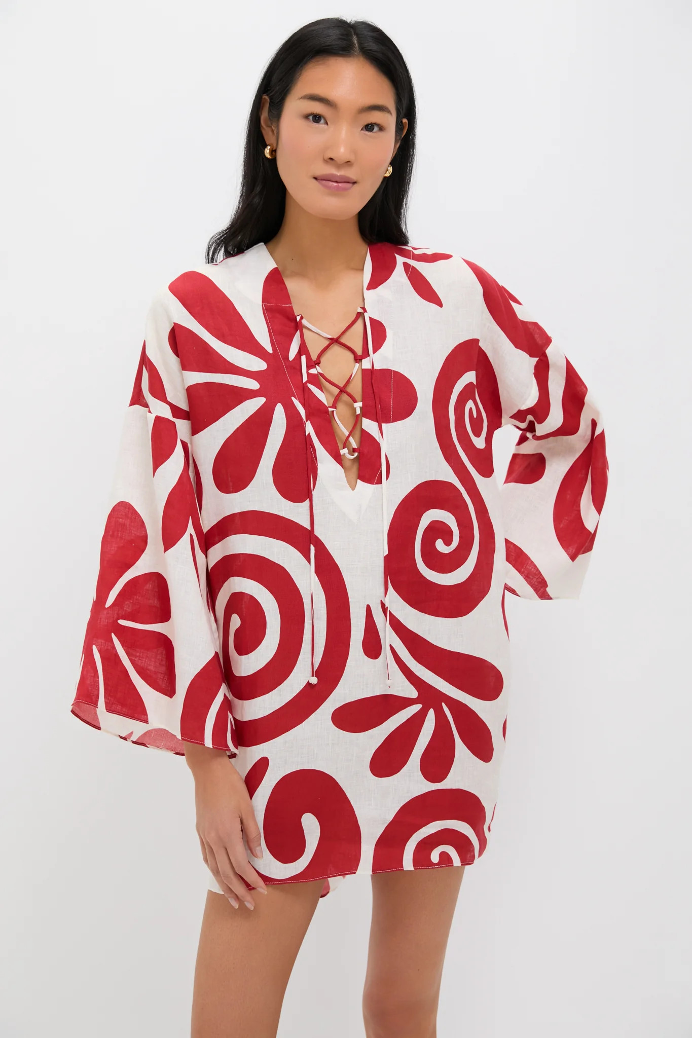 Cenote Scarlet Turin Mini Dress | Tuckernuck (US)