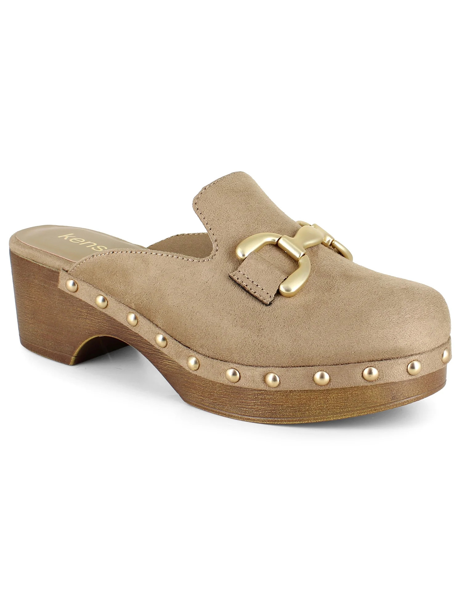 Kensie Cooper Bit Wood Clog - Walmart.com | Walmart (US)