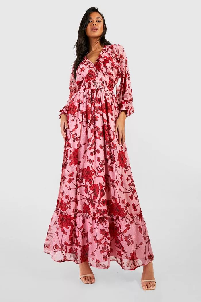 Chiffon Floral Maxi Dress | Boohoo.com (UK & IE)