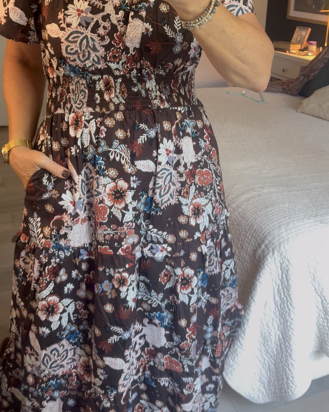 Bought this dress for my trip to Dallas too, and I absolutely love the print!  I actually bought mine at Dillards, but couldn’t find the link online. But I did find it on the Sugarlips website. (Although my dress did not have the back cut out.)

#LTKOver40 #LTKSeasonal