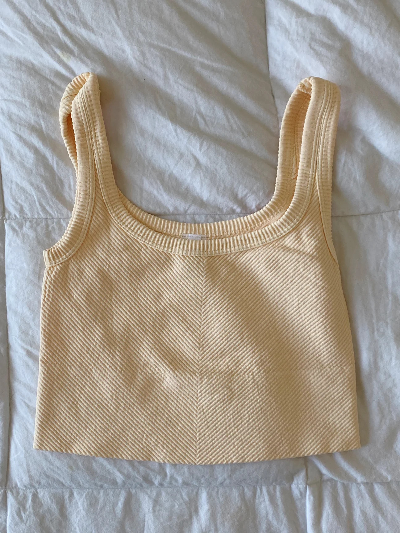 CHEVRON CROPPED BOXY TANKS | Olivelynn Designs