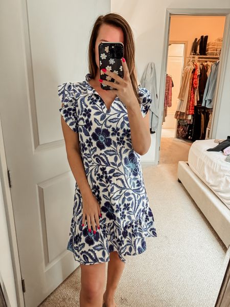 Blue and white dress // spring // summer // dresses // under $50 // boutique shopping // ootd // concert outfit // Amazon finds // what to buy on Amazon 

#LTKStyleTip #LTKTravel #LTKFindsUnder50