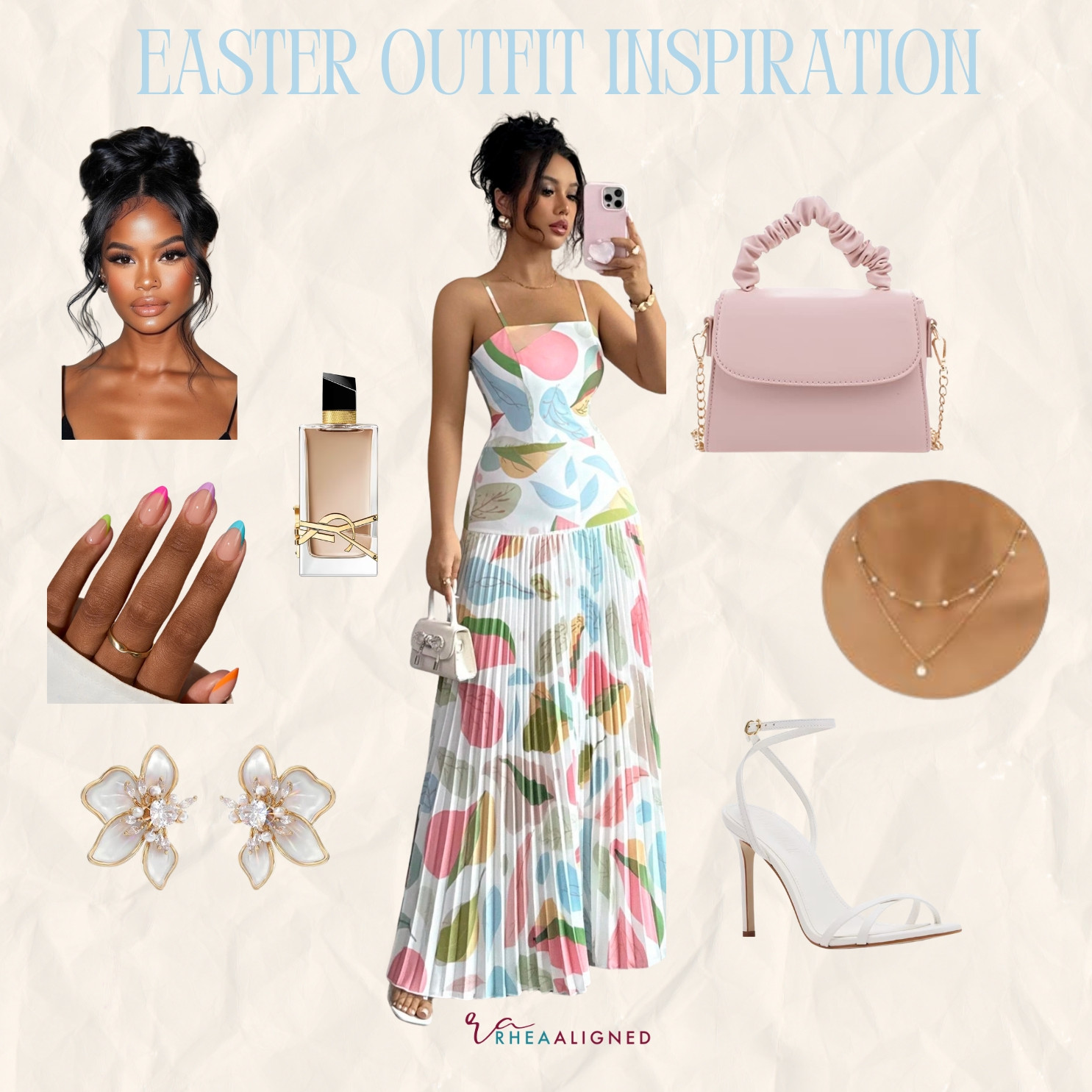 This is perfect for an all day outfit. It gives Easter service, brunch, and possibly a late dinner if you are like some people I know. 

#RheaAligned #LTKEaster 

 #LTKSeasonal