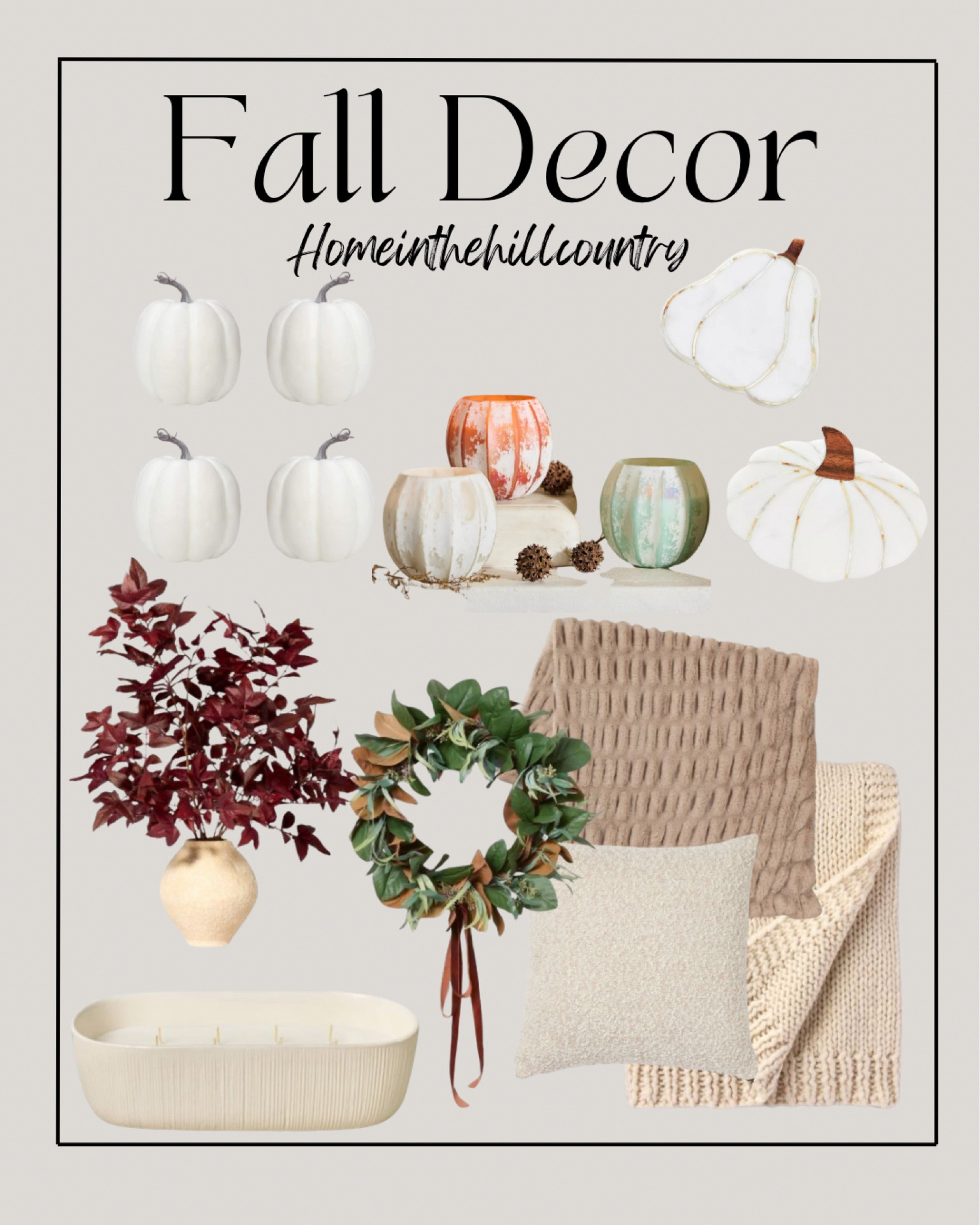 Fall Home Decor Finds to cozy up your living room!  

#LTKhome #LTKfindsunder50 #LTKSeasonal