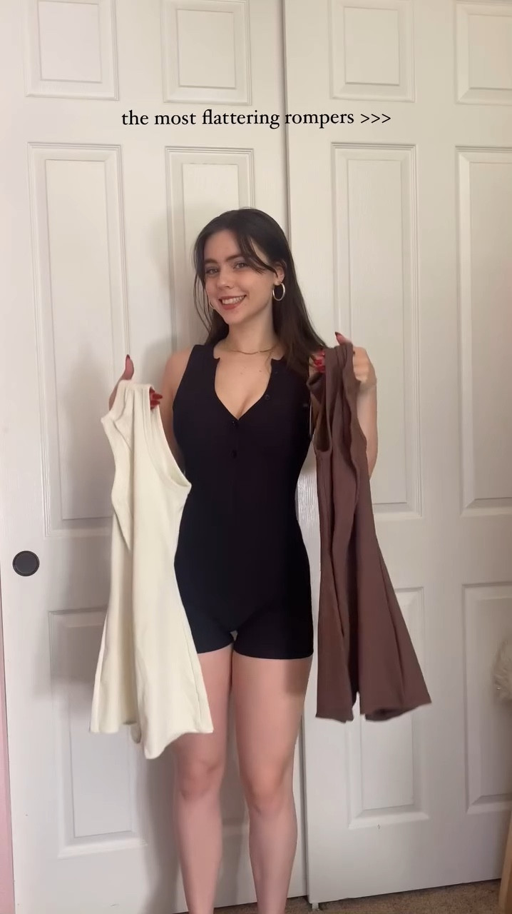The most flattering rompers (and they’re from amazon)🫶

Fit is true to size, get your regular size 🤍

Amazon Womens Clothes / Amazon Finds Clothes / Amazon Clothing / Amazon Must Haves / Amazon Basics / amazon basic tops / Amazon Fashion / Amazon Fashion Finds / Amazon Favorites / Amazon Style / Amazon Clothes / amazon fashion finds / Summer Trends / Summer Tops / Summer Travel Outfit / Summer Vacation Outfits / Summer Vacation / Casual Summer Outfits / Summer Palette / Summer Outfits / Summer Outfits Teens / Summer Outfits Womens / Summer Outfits 2024 / Summer Looks / Summer Must Haves / Summer Outfits / Summer In Italy / Italian Summer / Summer Casual / Summer Clothing / Summer Essentials / Summer Europe / Summer Shirts / Summer Styles / Summer Shorts / college fashion / college outfits / college class outfits / college fits / college girl / college style / Neutral fashion / neutral outfit /  Clean girl aesthetic / clean girl outfit / Pinterest aesthetic / Pinterest outfit / that girl outfit / that girl aesthetic / vanilla girl / #amazonfinds #amazonfashion #amazonmusthaves #romperstyle #bodysuits #cleangirlaesthetic #casualstyle #thatgirlaesthetic #cleangirloutfit #athleisurestyle #amazonshopping #amazoninfluencer #discoverunder5k #discoverunder10k #smallinfluencerdiscovery #ugccreator / amazon fashion finds, amazon finds, amazon clothes, amazon must haves, rompers, clean girl style, fashion reels, casual style, trendy style

#LTKFindsUnder50 #LTKVideo #LTKFindsUnder100