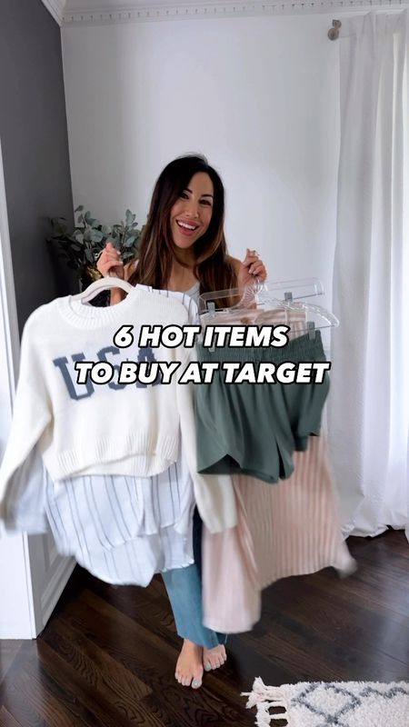 This Target haul is full of keepers! Was actually shocked how good each piece turned out. Try on going up in stories later. 

Shorts small. Sweater small. Tanks small. Button down xs. Skirt small (need xs). Jeans 4. Flip flops tts. 

Target style, target haul, target fashion 

#LTKFindsUnder50 #LTKOver40 #LTKSaleAlert