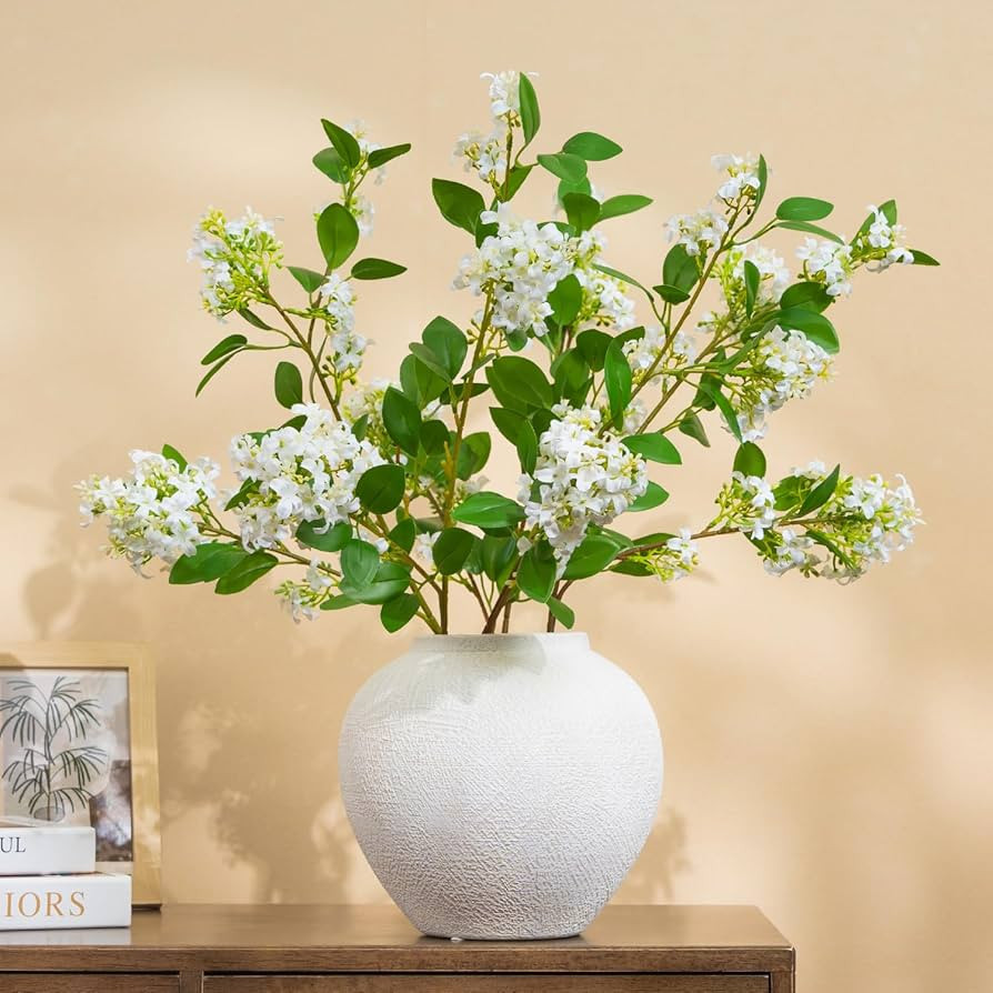 Somikis 6 PCS 31" Artificial Plants, Faux Branches for Vase, Faux Greenery Stems, Fake Plants Fau... | Amazon (US)